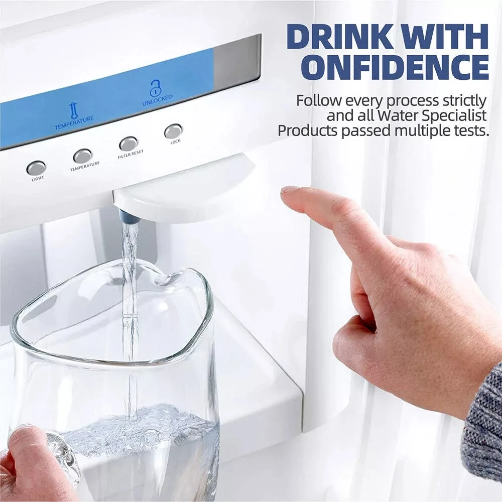 Filtros de refrigerador de repuesto Premium para Samsung HAF-QIN/EXP DA97-17376B Compatible con SRF630BFH2 SRF644CDLS SRF645CDBLS WD-F45