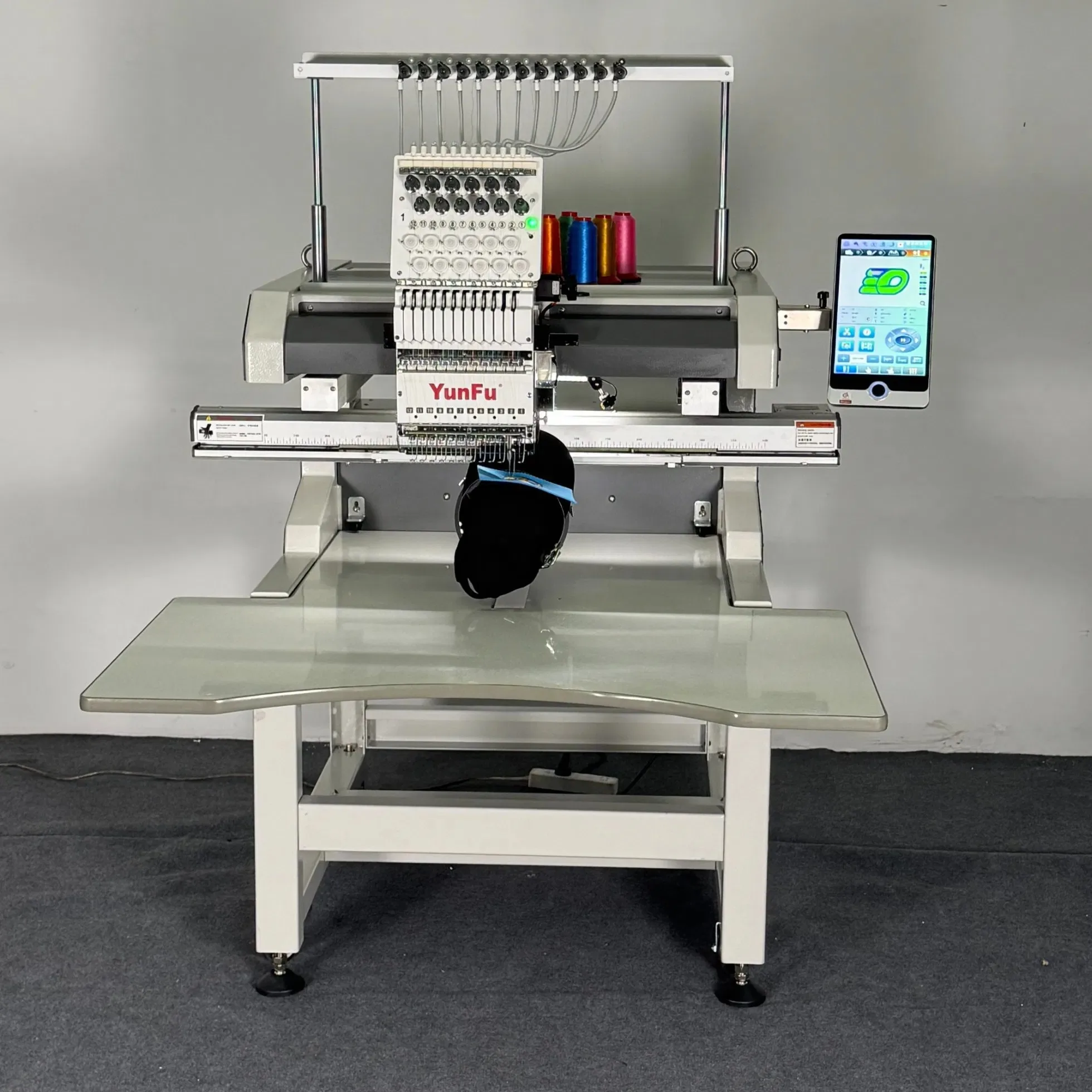 12 Needles Single Heads Mini Computerized Sewing Embroidery Printing Machine