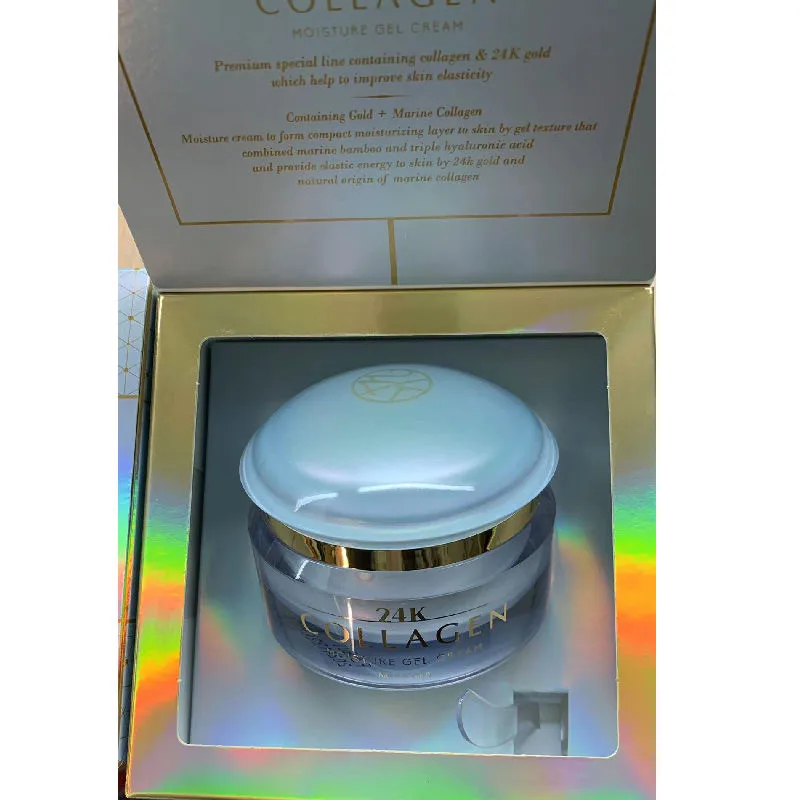 MISSHA 24K Collagen Moisture Gel Cream 50ml Creme Hidratante para a Pele Cosméticos Coreanos