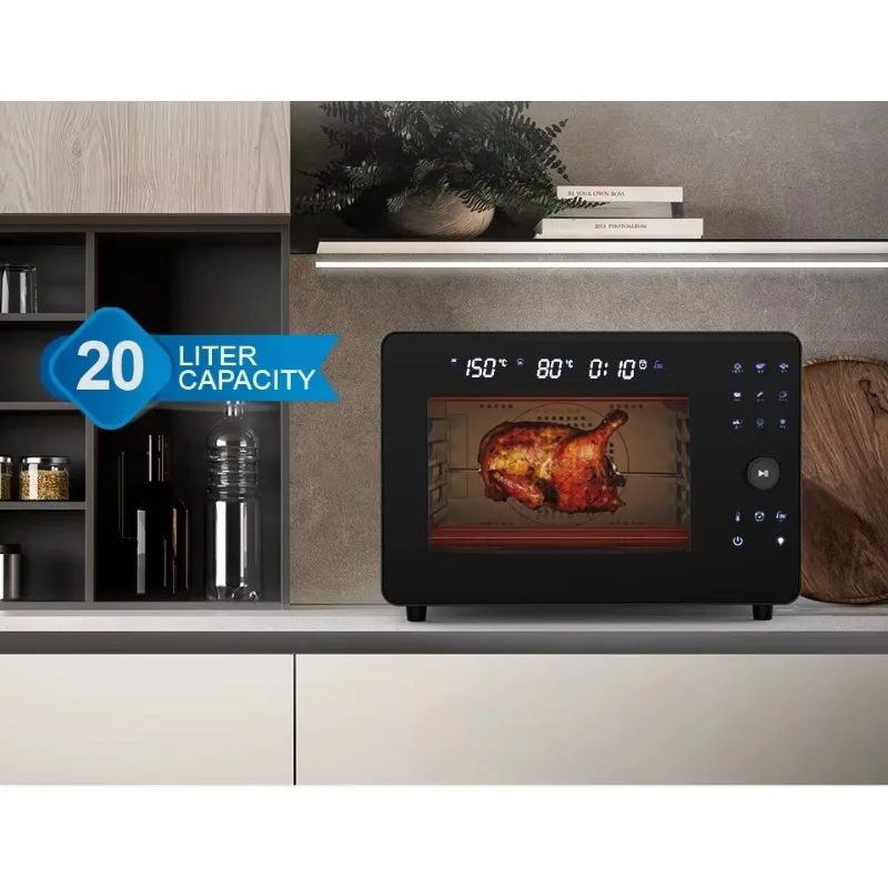 New Hot 22L Air Fryer & Food Dehydrator Kitchen Appliances Oven Perfect for Drying Beef Jerky, Herbs, Fruit, Vegetables
