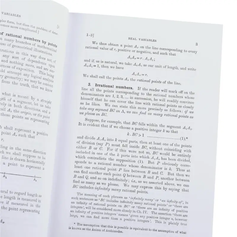 دورة الرياضيات النقية الطبعة الثالثة منشورات GH Hardy Dover 9780486822358 الكتاب #3