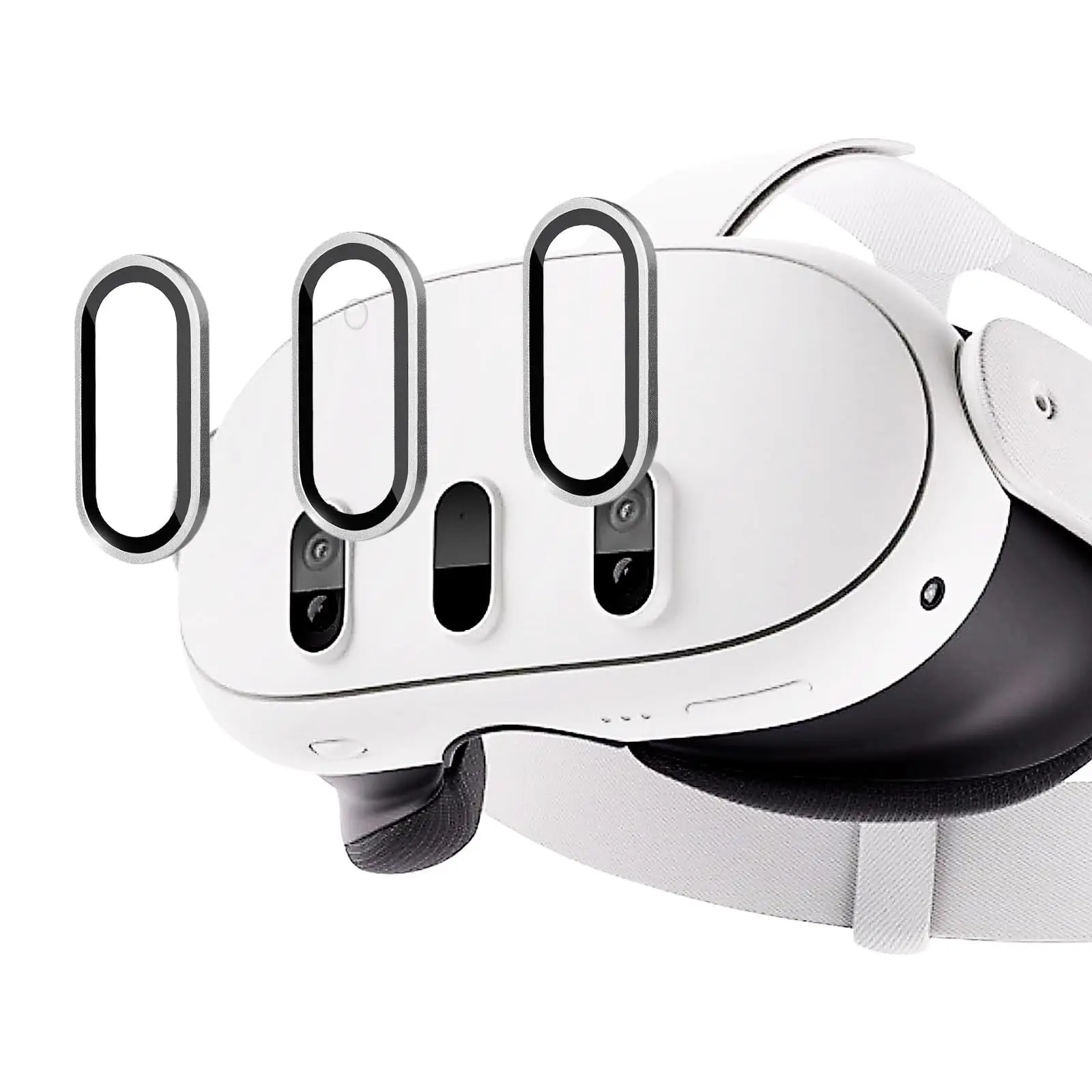 

Camera Lens Protector for Meta Quest 3, High Definition Lens Protector for Oculus Quest 3, Alloy Frame, Thin 9H Tempered Glass