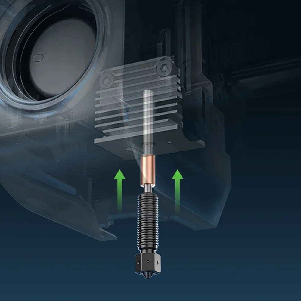

Оригинальный комплект сопел Creality E3D Obxidian High Flow 0,4 мм для K1C Ender-3 V3 и V3 Plus — цельнометаллические интегрированные сопла A