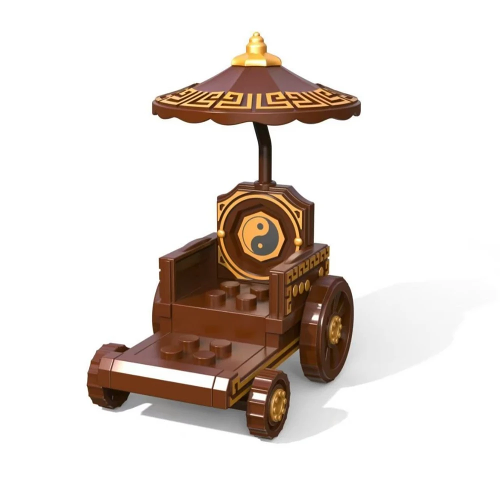 Ville créativité militaire médiévale Romance des trois royaumes siège accessoires blocs de construction briques modèle enfants jouets cadeau