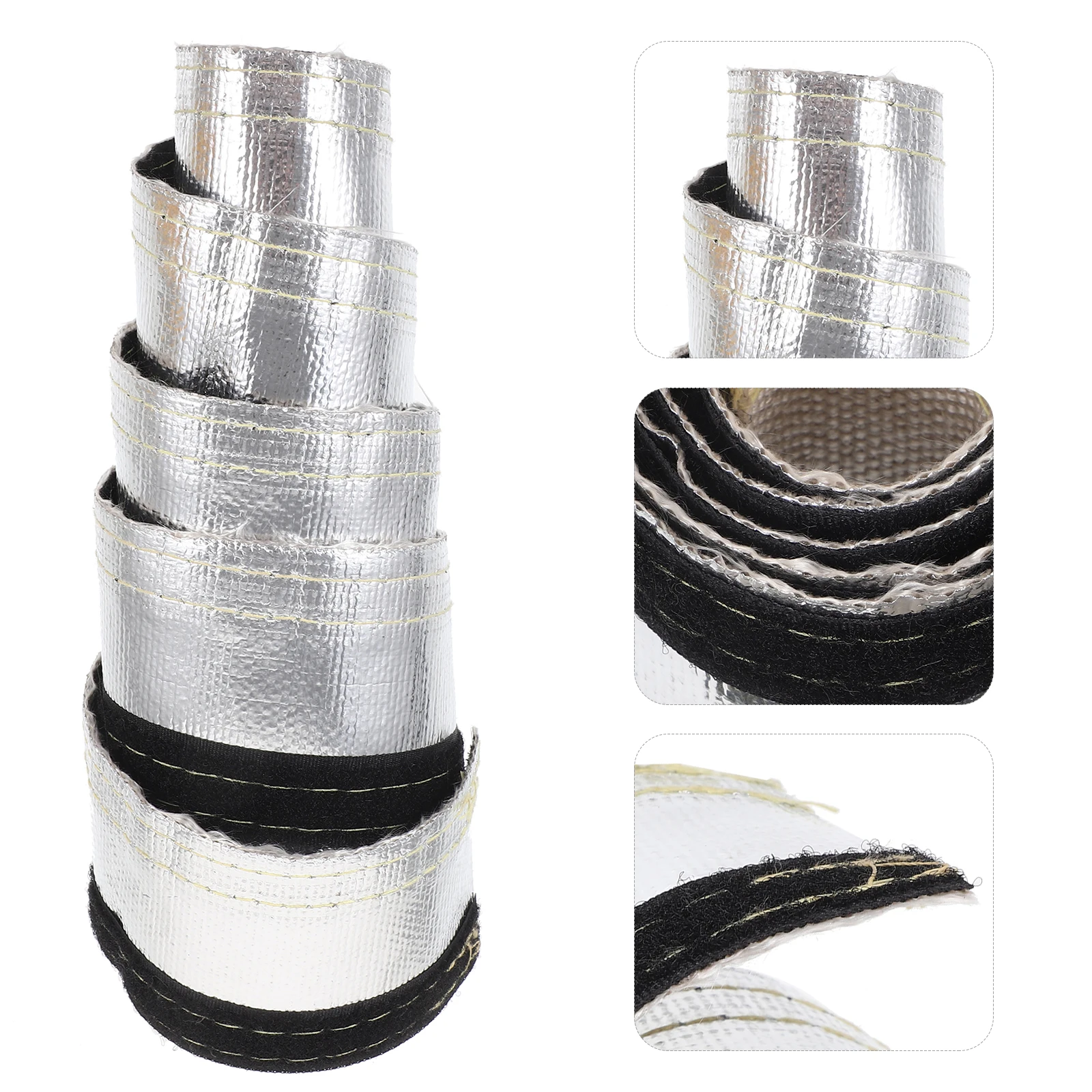 

Car Wire Sleeve Fiberglass Heat Insulation Exhaust Wire Protection Sleeve Motorcycle Engine Spark Cables High Temp
