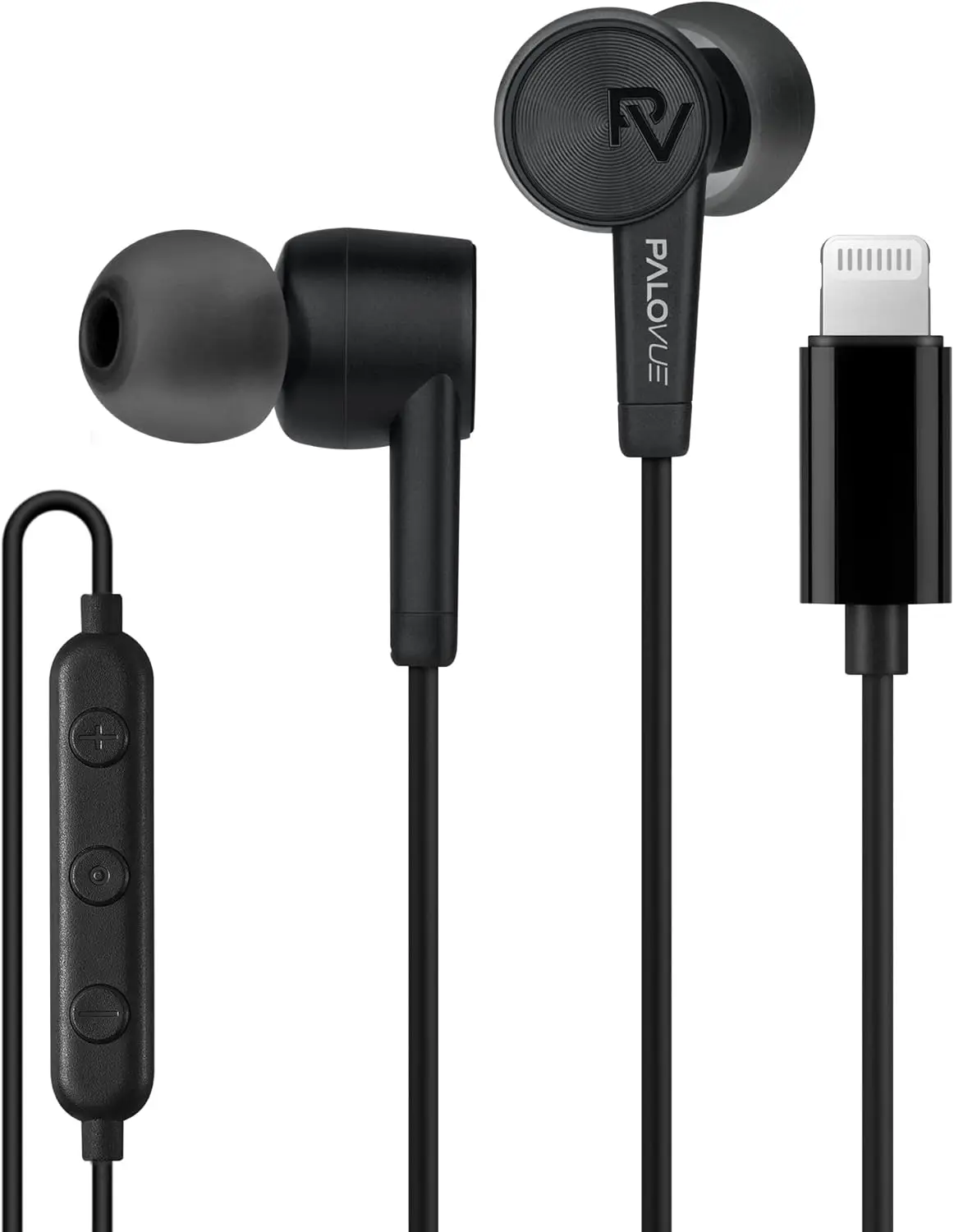 

Сертифицированные MFi наушники Lightning для iPhone 14, 13, 12, 11 Pro Max, X, XS, XR, 8, 7 Plus с микрофоном и контроллером, цвет SweetFlow Black