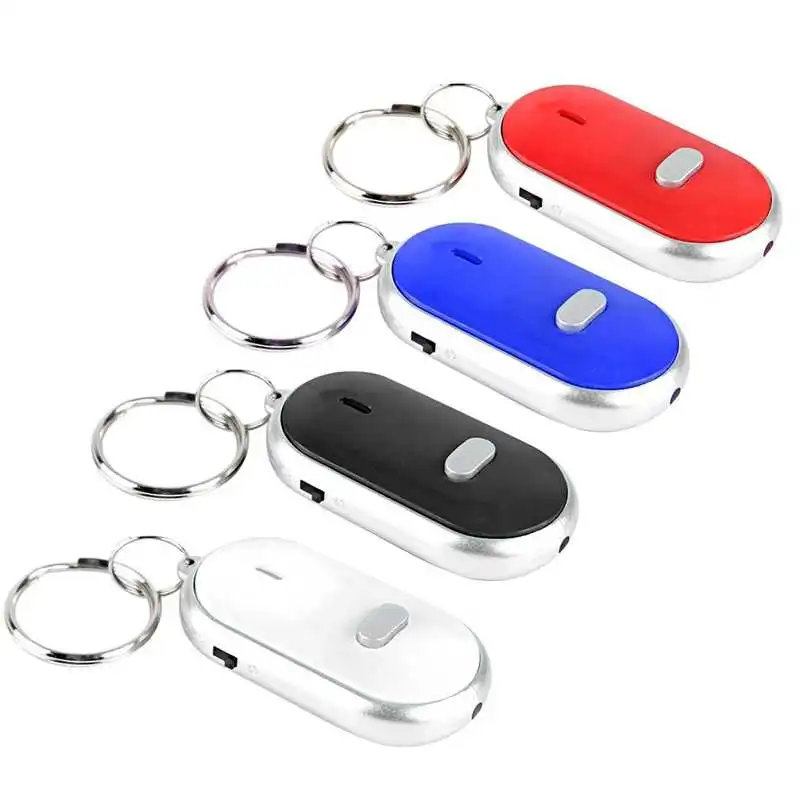 Voice Control Anti lost Device Whistle Key Finder Keychain Locator Tracer