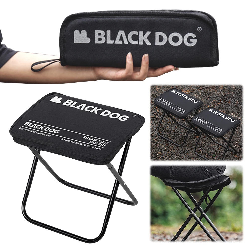 

Outdoor Folding Stool High Load-Bearing Camping Fishing Chair 600D Oxford Cloth Beach Folding Chair for Subway Queuing