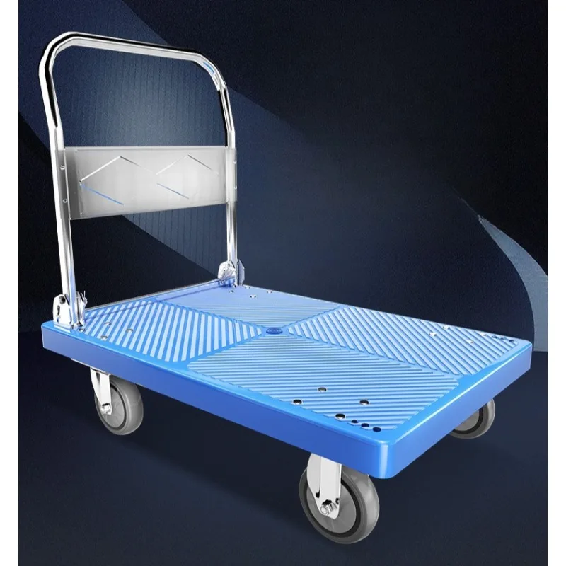 

Pull trailer, folding lightweight carry flatbed truck, folding lightweight carry flatbed truck