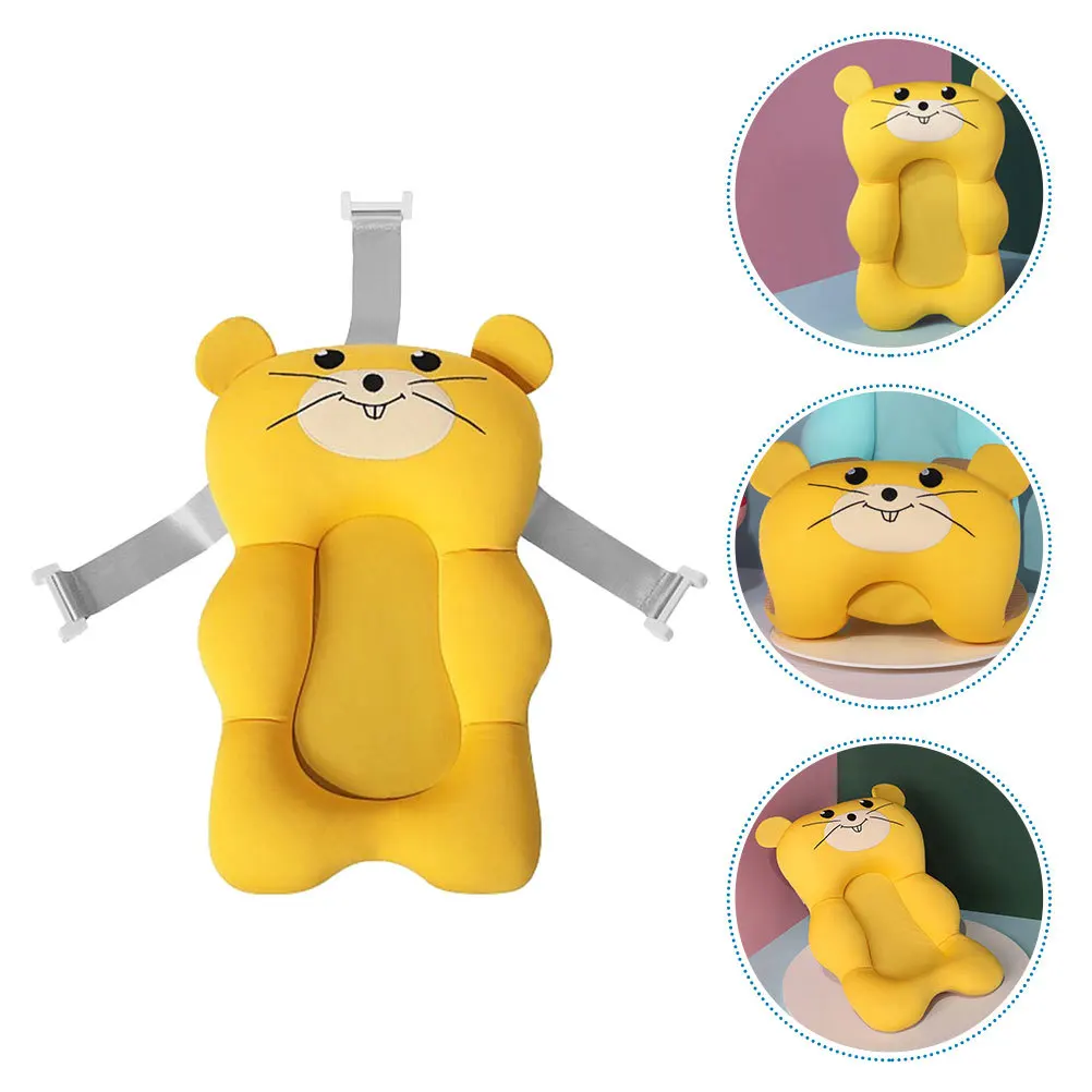 العائمة حمام الطفل حصيرة دعم وسادة لحديثي الولادة المضادة للانزلاق حوض الاستحمام الرضع وسادة تصميم قابل للطي لسهولة التخزين لطيف الكرتون #1