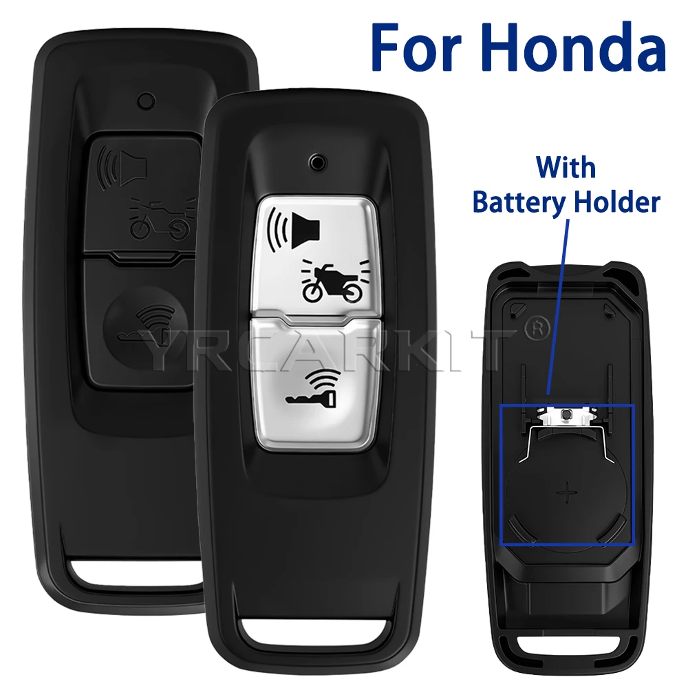 35121-K1Z-U11 Remote Control Key Fob Shell Cover Housing Kit Replacement 2Buttons For Honda PCX160 Motorcycle K1Z Key Case Cover