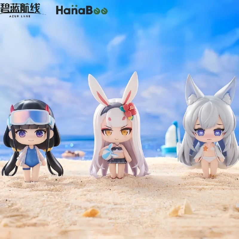 

In Stock Hanabee Origianal Azur Lane Figure Noshiro Shimakaze Shokaku Summer Swimsuit Series 10cm Figure Model Anime Toys Gifts