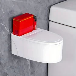 Toilet Ashtray Wall Mounted Ashtray With Lid Bathroom Hanging Wall Tobacco Tank Free Punching Ashtray Christmas Gift For Men