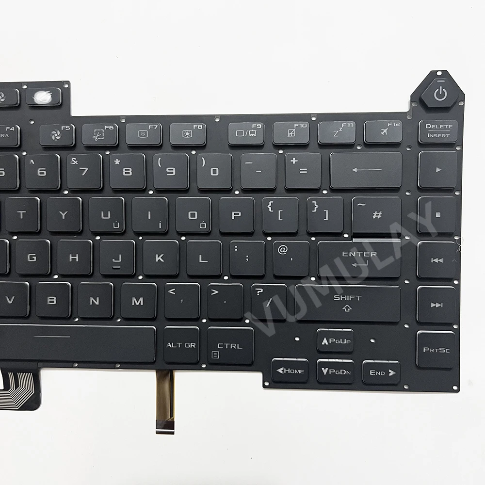 Imagem -03 - Teclado Retroiluminado uk Rgb Asus Rog Strix G15 G513 G513q G513qr G513qe G513i G513im G513ie G513ic G513r G513rc G513rm G513rw