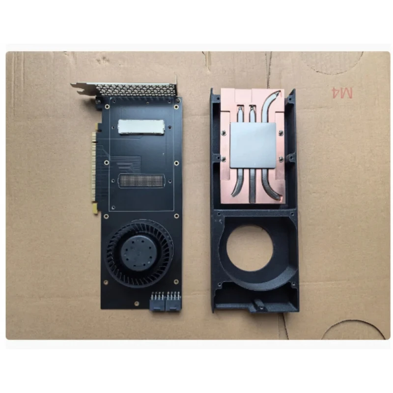 لـ Tesla V100 SXM2 إلى PCIE لوحة نقل الصلبة الأساسية النحاس النقي قطاع مروحة الجيل الثاني تحسين المنتج