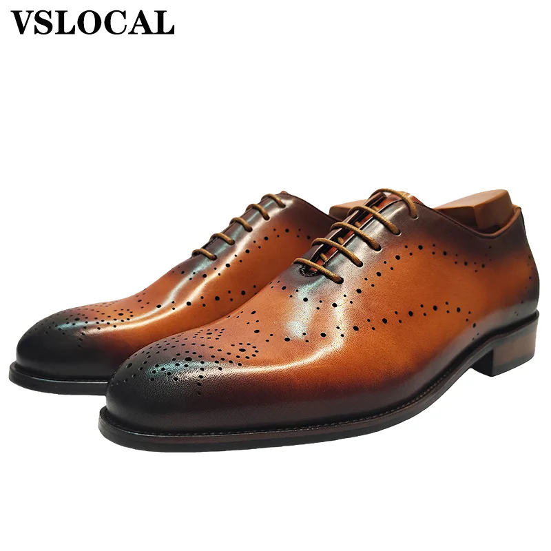 

Роскошные кожаные туфли на шнуровке, черные, коричневые повседневные мужские модельные туфли с острым носком, свадебные офисные модельные туфли-оксфорды для мужчин