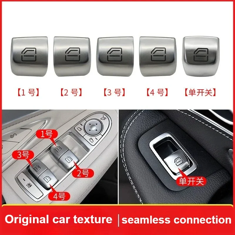 مفتاح نافذة الطاقة لمرسيدس بنز W205 W253 W213 W222 C E Class GLC 4 باب الصالون 2059056800 2059056811 2229052203