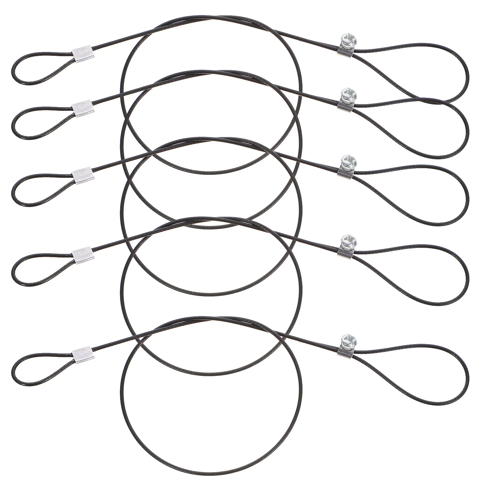 6 قطعة بوابة مزلاج كابل سحب مقاومة للصدأ 304 الفولاذ المقاوم للصدأ مرنة بوابة السياج فتاحة لأمن البوابات الخشبية المعدنية