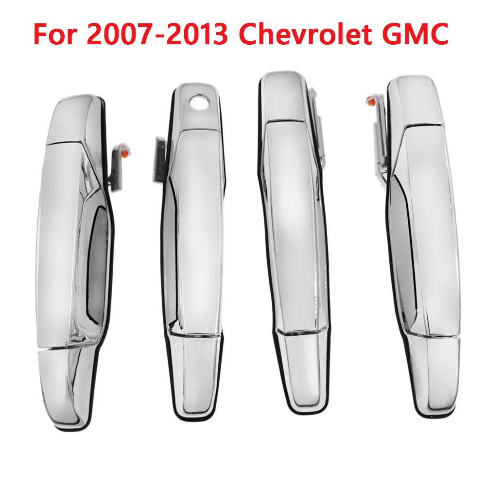 

Outside Door Handle Front Rear Left Right For 2007-2013 Chevrolet GMC Cadillac Escalade Avalanche Tahoe Silverado Sierra Yukon