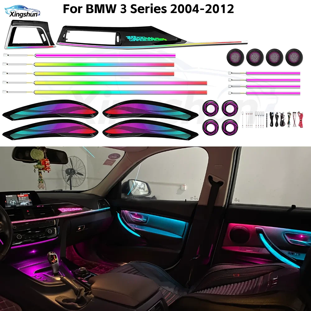 

Динамическая подсветка F34 F36 для BMW F30 3 серии 3GT 4 серии, комплект для модернизации интерьера, светодиодные аксессуары