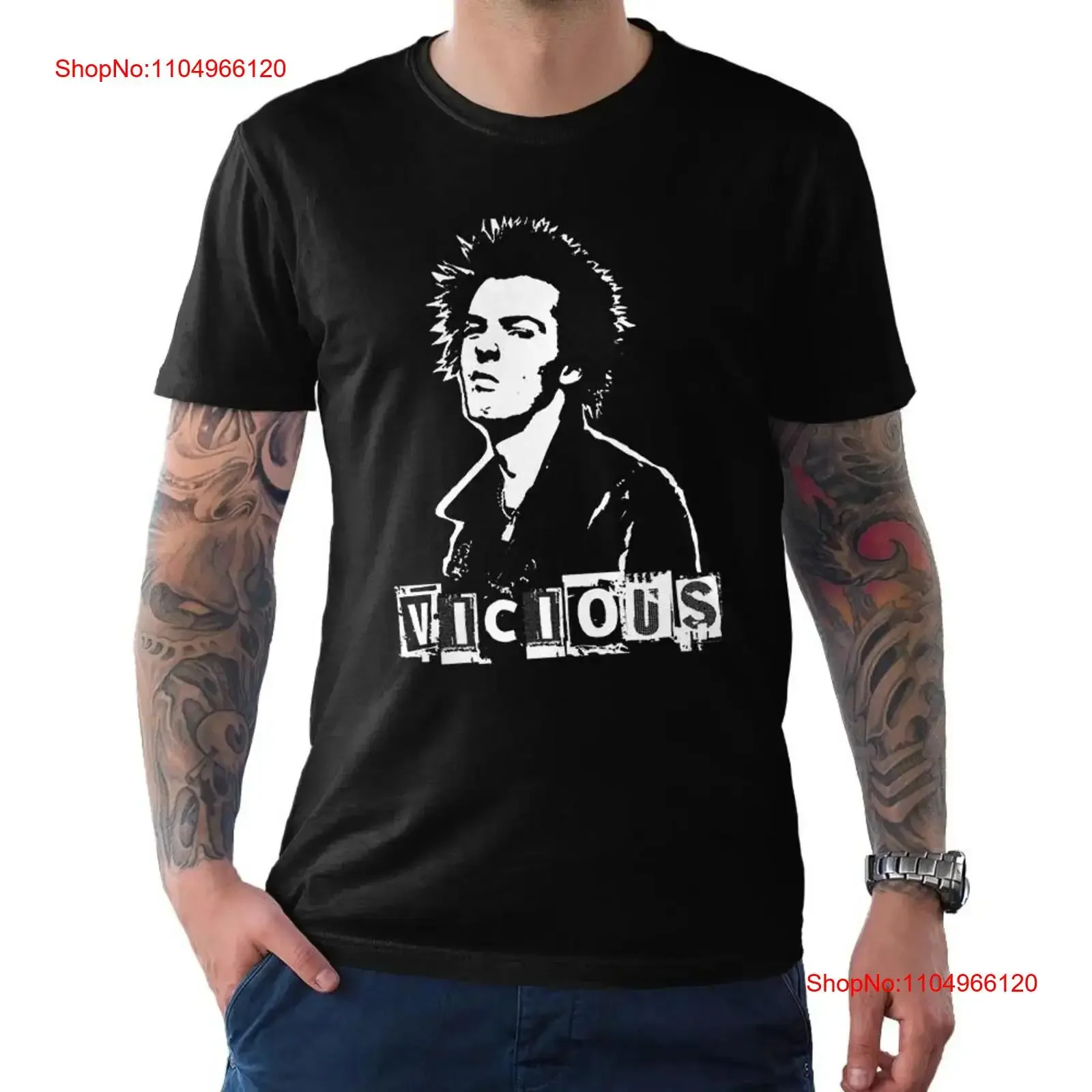 

Sid Vicious T Shirt Men's and Women's Sizes vintage Washed Stylish Casual Breathable Top For Everyday Wear designer clothes