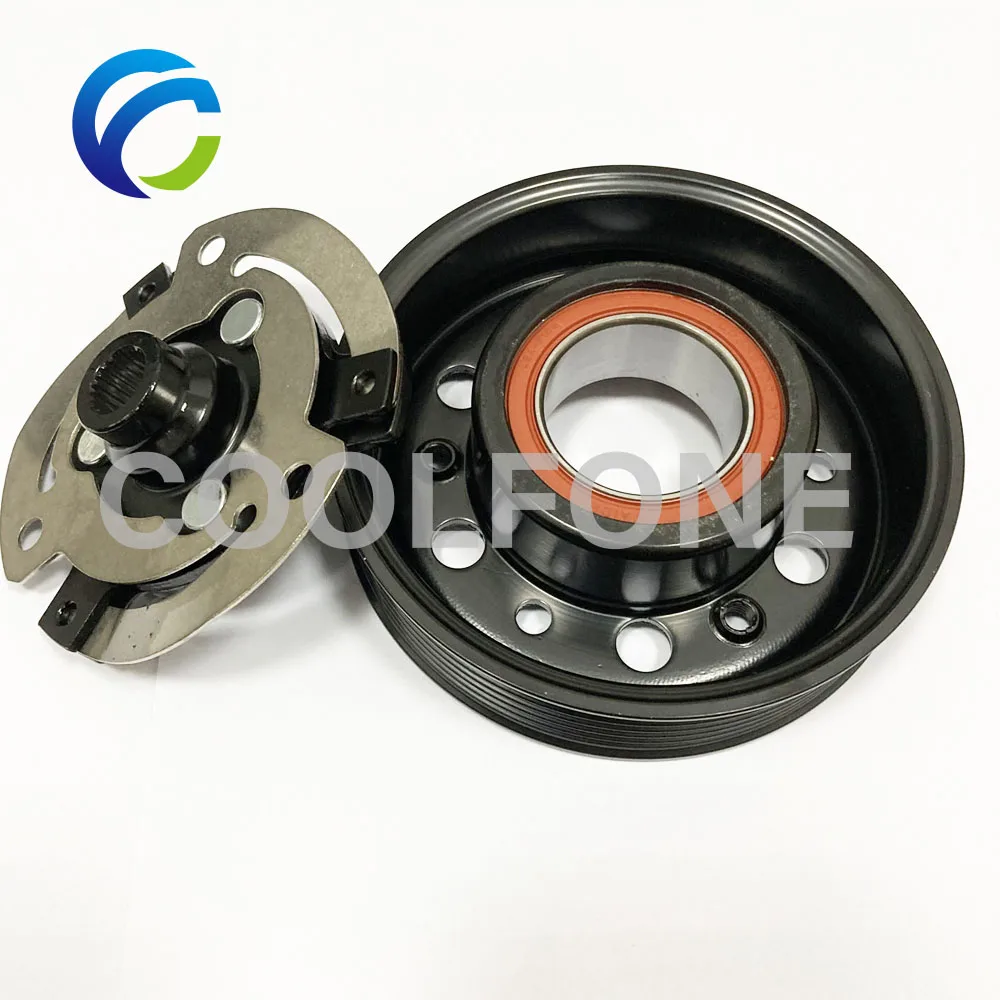 AC Compressor Clutch Pulley for VW MULTIVAN T6 NEW BEETLE PASSAT B6 B7 B8 SCIROCCO SHARAN TIGUAN TOURAN 7E0816803B 1K0820803L