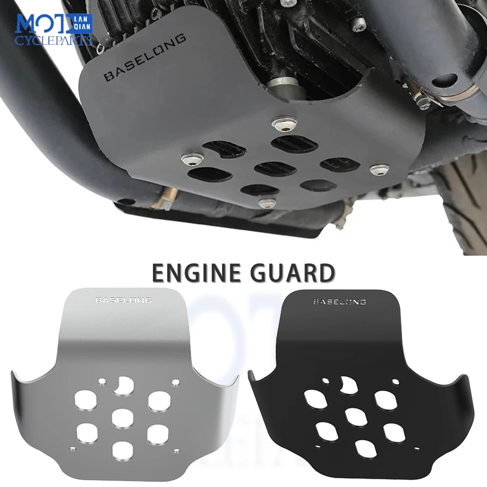 

2020-2026 Motorcycle Skid Plate Engine Bottom Cover Bumper Guard For Moto Guzzi V7 850 Stone V7 850 Special Custom V9 Bobber