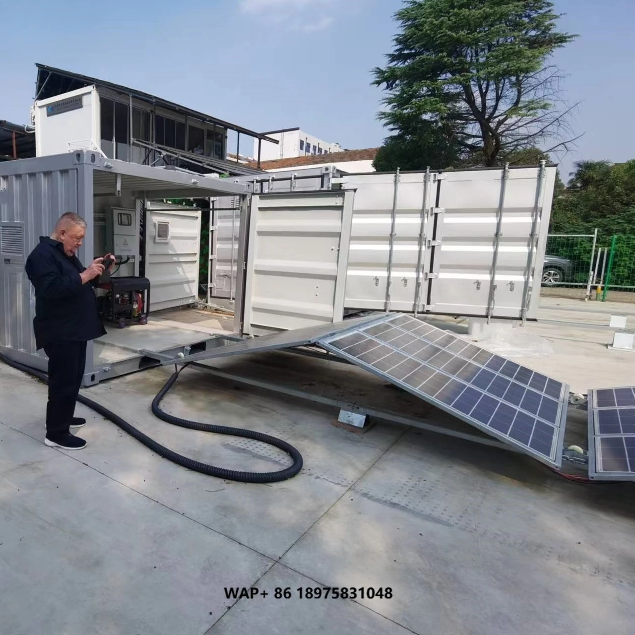 HJ Rapid Deployment Customizable 20ft Solar Power Container System for Renewable Energy Storage and Disaster Relief Applications