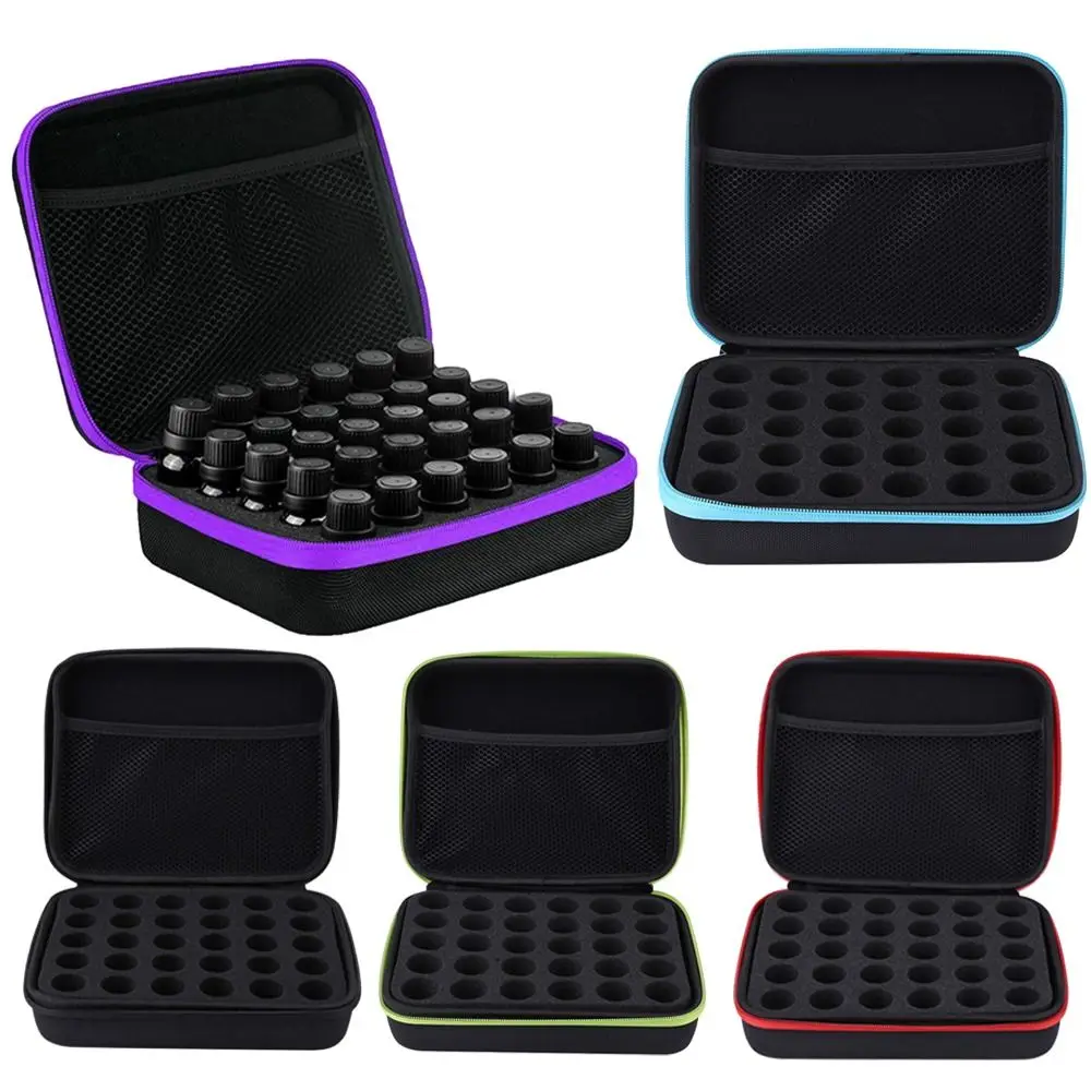 

30 Slots Essential Oil Case 5ml 10ml 15ml Hard Shell Roller Bottles Storage Shockproof Portable Perfume Organizer
