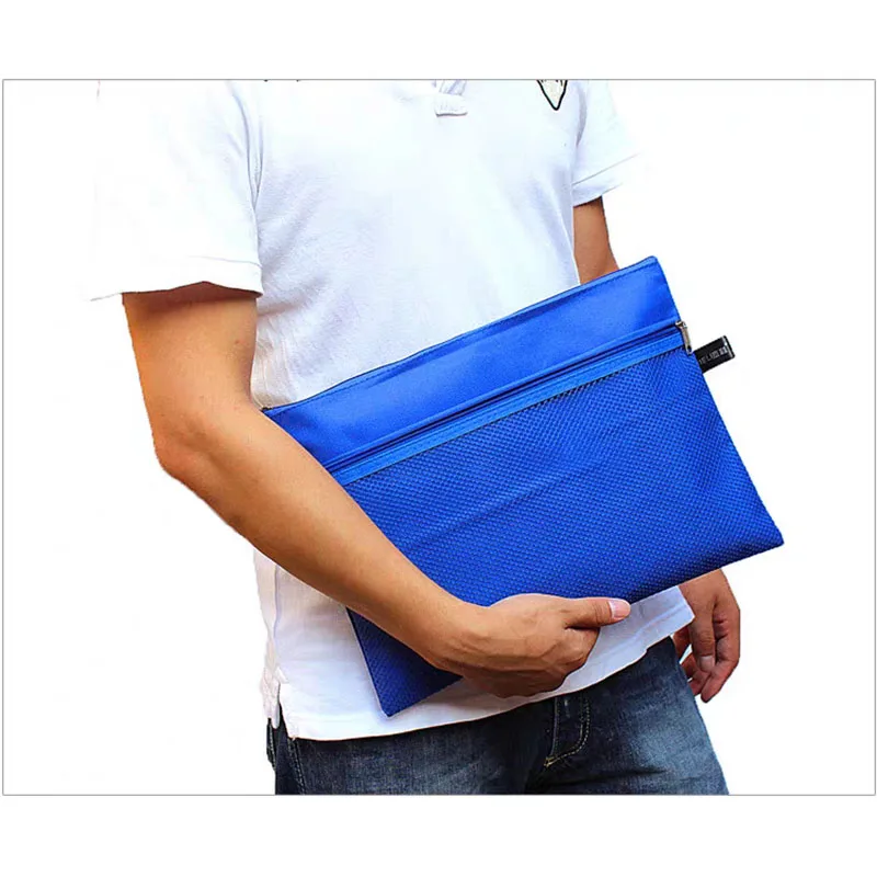 (Size 23.5x33.5cm) A4 Document  Zipper Document Bag