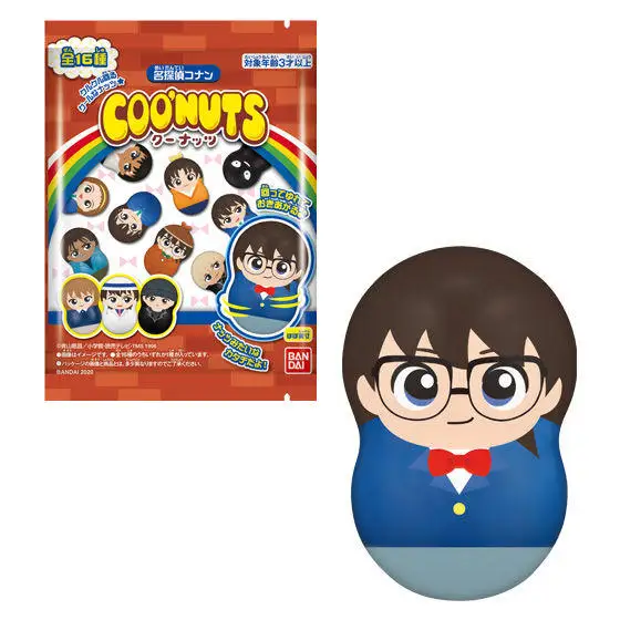 BANDAI Detective Conan CANDY TOY COONUTS Conan Edogawa Mouri Ran Anime Figure Collect Model in Stock