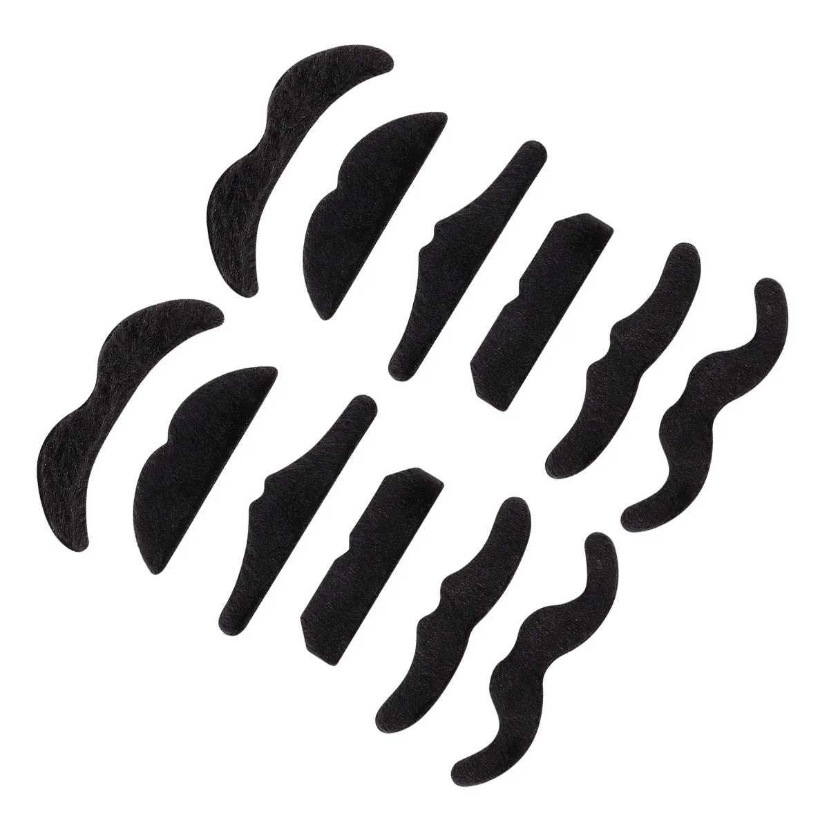 

2Pcs Fake Beard Mustache Halloween Set Realistic Self Adhesive Cosplay Party Supplies Masquerade Fake Mustaches