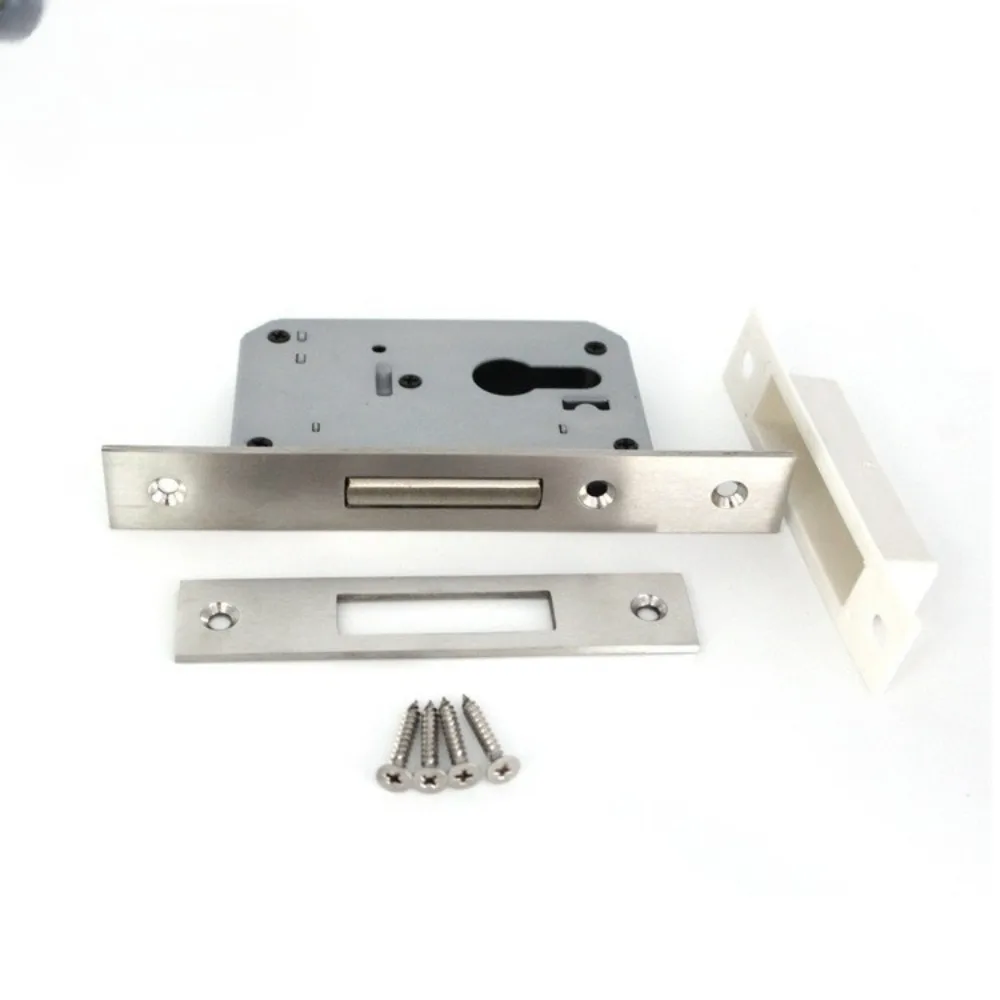 40 stainless steel sliding door double hook lock body, balcony aluminum alloy lock accessories thickened lock tongue