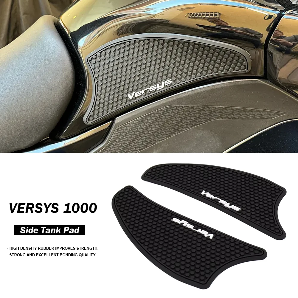 

New For Kawasaki Versys 1000 Versys1000 VERSYS 1000 NEW Motorcycle Non-slip Side Fuel Tank Stickers Waterproof Pad 2021 - 2016