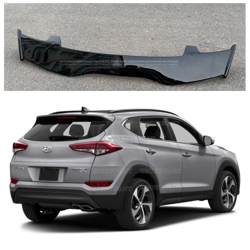 UBUYUWANT Heckspoiler für Hyundai Tucson 2010-2021, universeller GT-Dachspoiler, Zubehör, Heckklappen-Karosserie-Kit – Detail 1