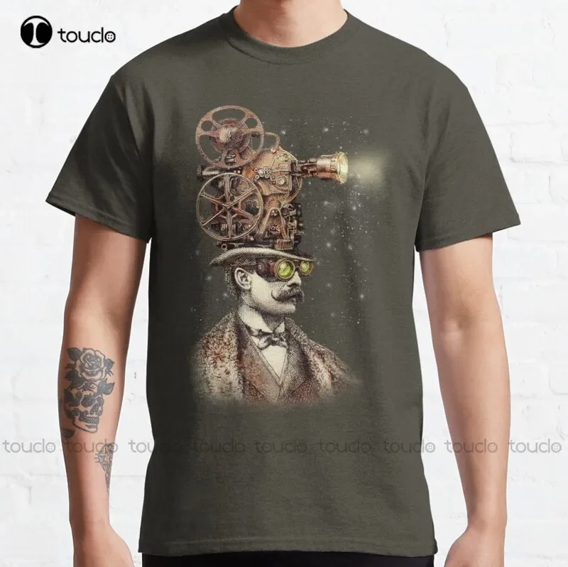 New The Projectionist (Sepia Option) Classic T-Shirt Cotton Tee Shirt Custom Aldult Teen Unisex Digital Printing Tee Shirts