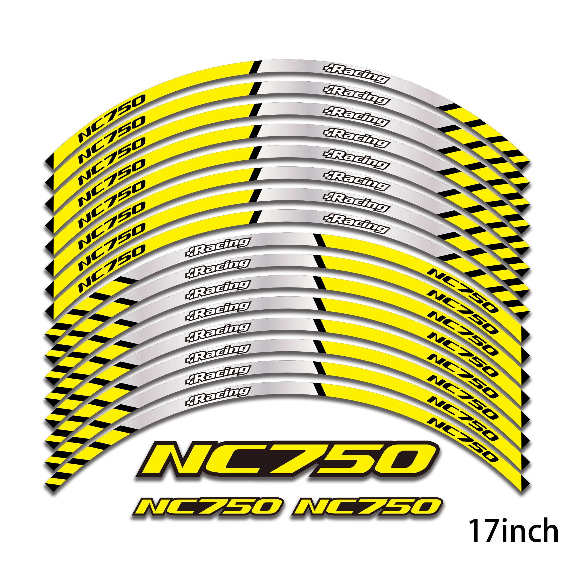 

FOR HONDA NC750X NC 750 NC750 Motorcycle Parts Contour Wheel Decoration Decal Sticker -4