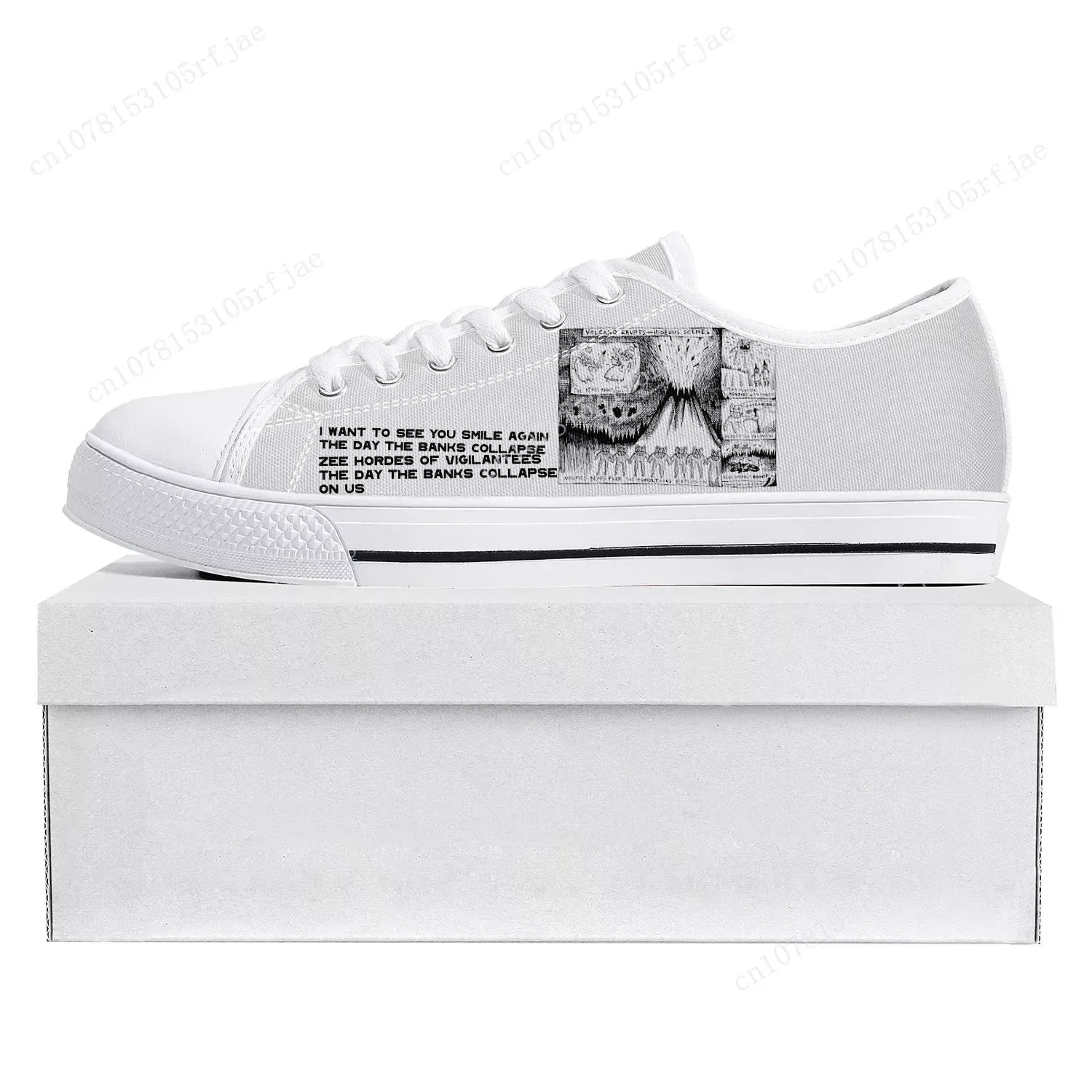 Radiohead Creep Art Rock Low Top Good Quality Sneakers Teenager Mens Womens Custom Shoe Canvas Sneaker Casual Couple Shoes