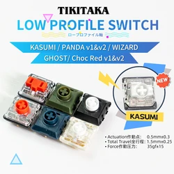 TIKITAKA Hitbox Panda/Wizard/Ghost Low profile Switch  Joystick Controller Accessories Arcade Fighting Stick Keyboard