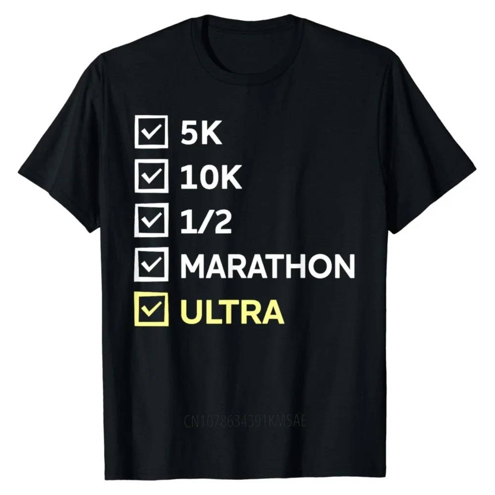 Funny Birthday Gift Ultra Runner Marathon Funny Running Runner Humor Outfit T-Shirt Men Clothing Streetwear Graphic T Shirts