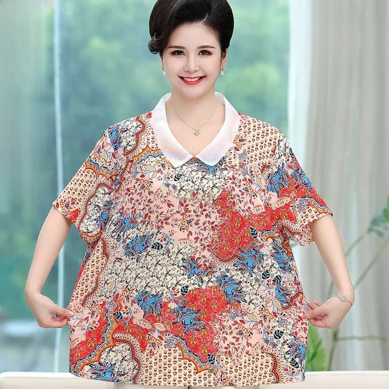 

Large Size M Fashion Suit for Elderly Women over 40 50 Years Old Spring Season Ladies' Set Elegant Work Uniform Style