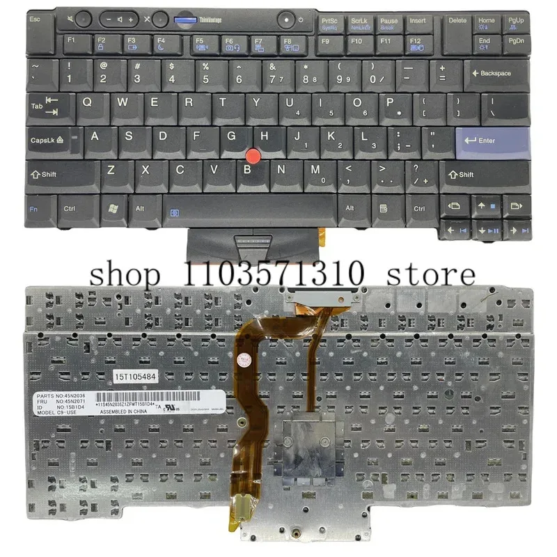 

Replacement Keyboard for Lenovo ThinkPad T520 T520i T420S T420 T420i T400S T410S T410 T410I T510 T510i W510 W520 X220T zm
