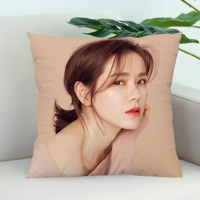 New Son Ye Jin Pillow Cover Bedroom Home Office Decorative Pillowcase Square Zipper Pillow Cases