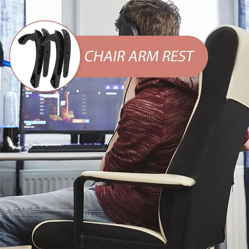 2Pcs Desk Chair Armrest Replacements Arm Chair Arm Covers Chair Arm Pads Replacement Pads