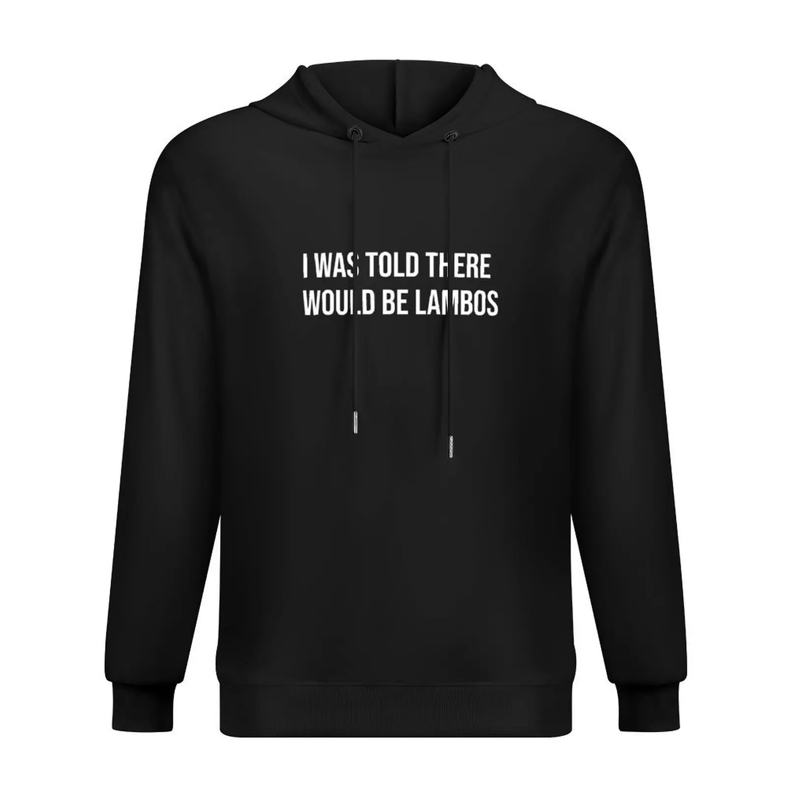 

I was told there would be lambos Hoodie korean autumn clothes men's sweat-shirt set men's autumn clothes tracksuit men