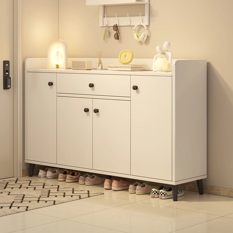 

shoe cabinet household door home storage cabinet integrated against the wall, the new 2025 large-capacity locker shoe rack