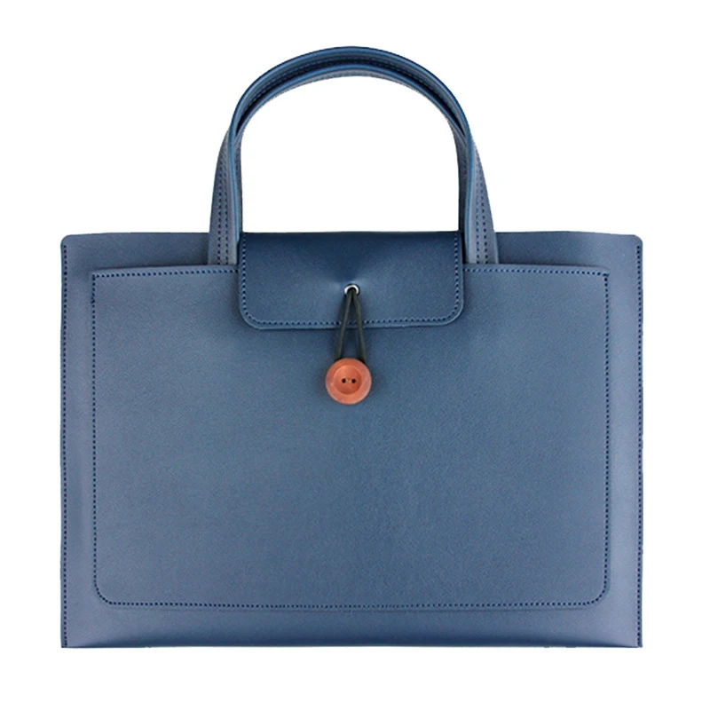 Stylish Briefcase Handbag Laptop Bag Computer Bag for Business Travel Durable Polyester with Padded Compartment view 3