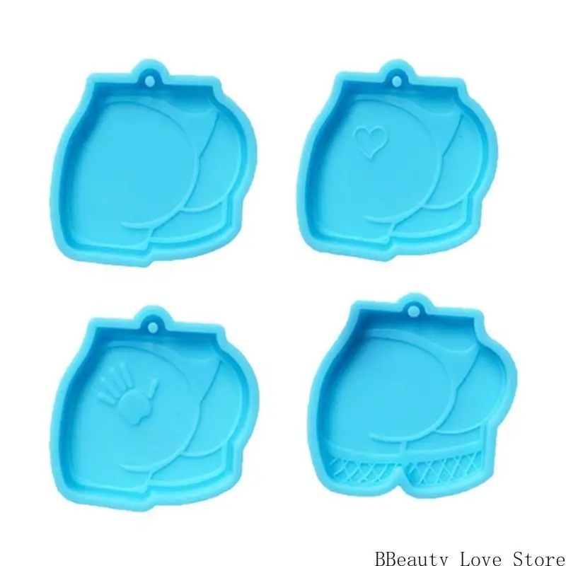 

Butt Epoxy Resin Mold Earrings Dangler Casting Silicone Mould Gift Various Beautiful Decorations Durable