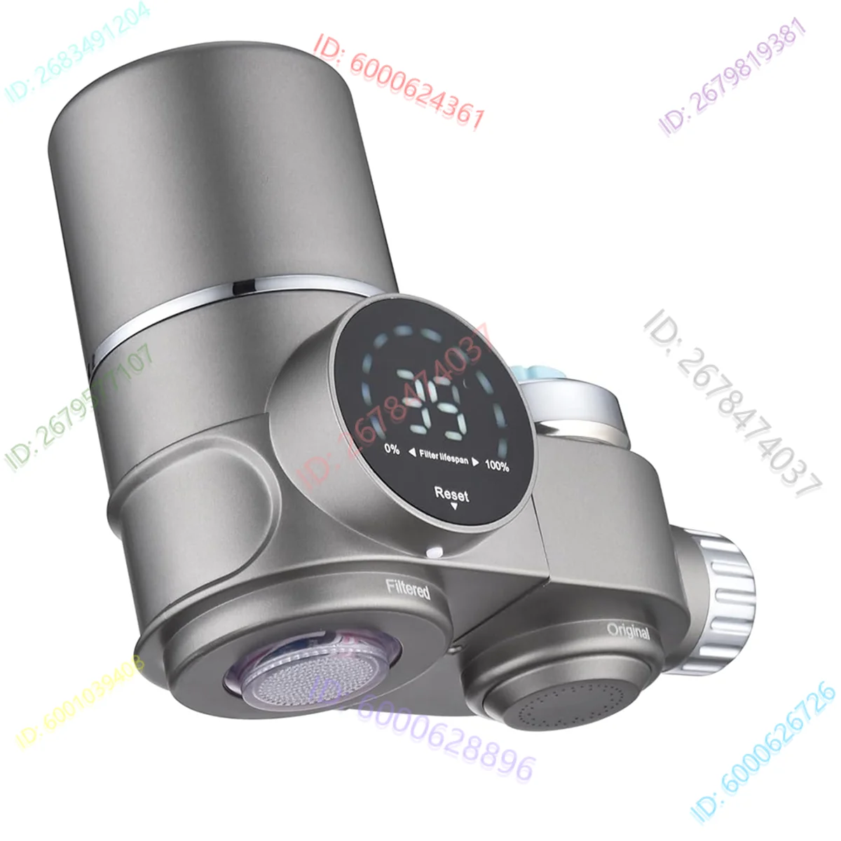 Hot Faucet Water Filter for Sink-LED Display Water Purifier for Faucet,Faucet Mount Tap Water Filtration System for Kitchen view 5