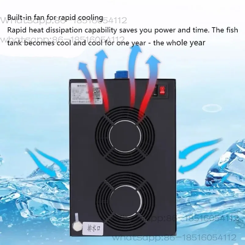 Aquarium Cooling Fish Tank Refrigerator Fresh Water Seawater 160L Refrigeration Compressor Water Cooler Power Saving BB